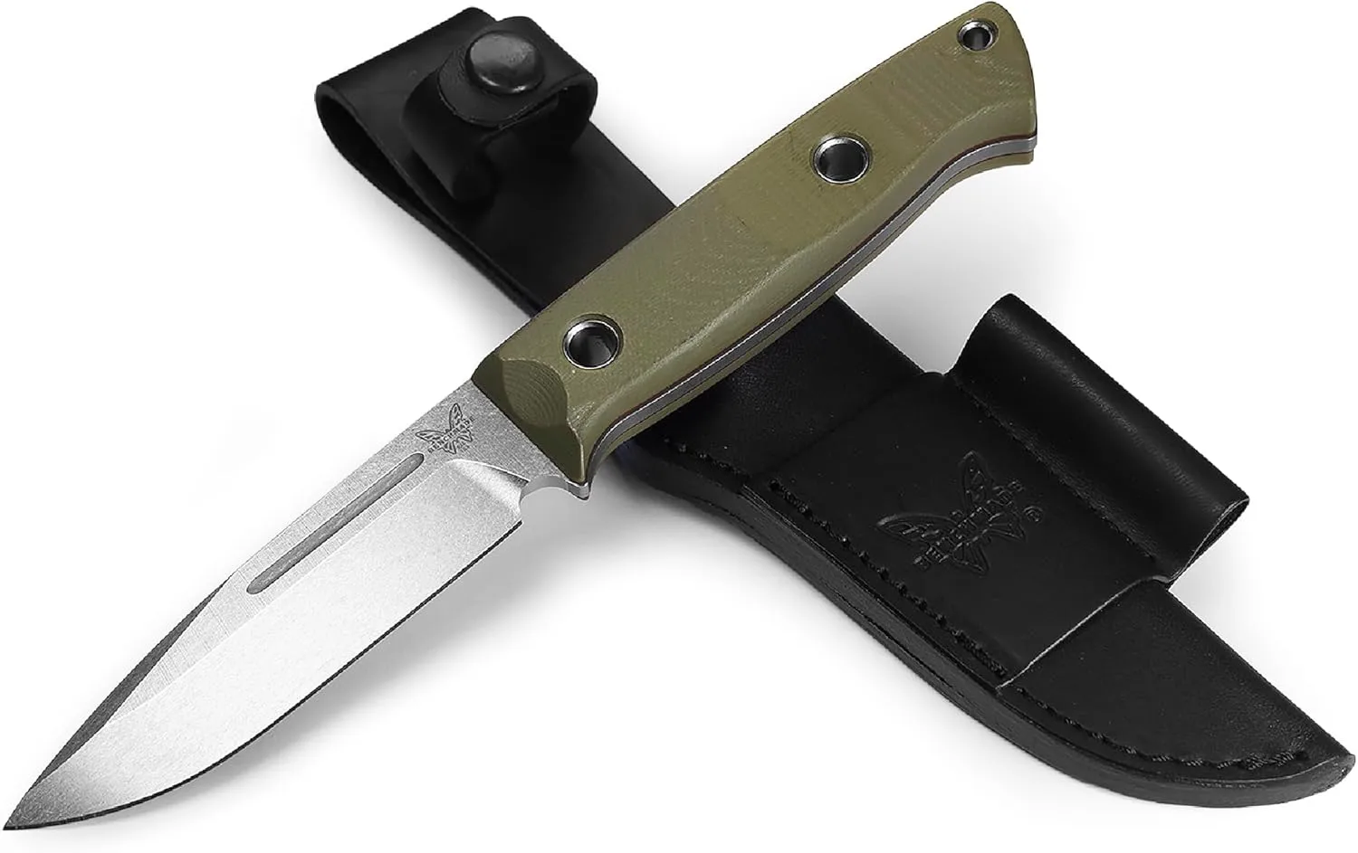 BENCHMADE Bushcrafter 163 Survival Fixed-Blade Knife