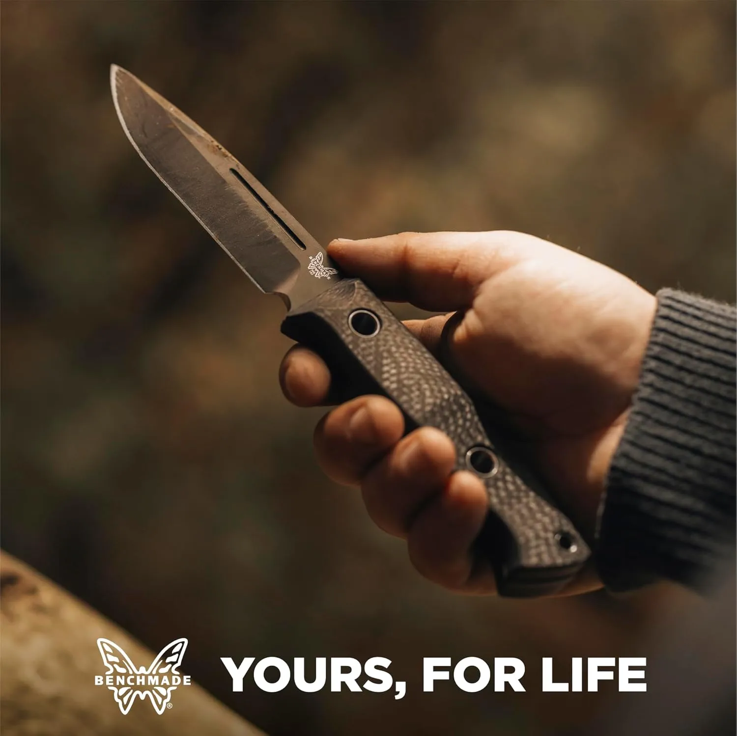 BENCHMADE Bushcrafter 163 Survival Fixed-Blade Knife