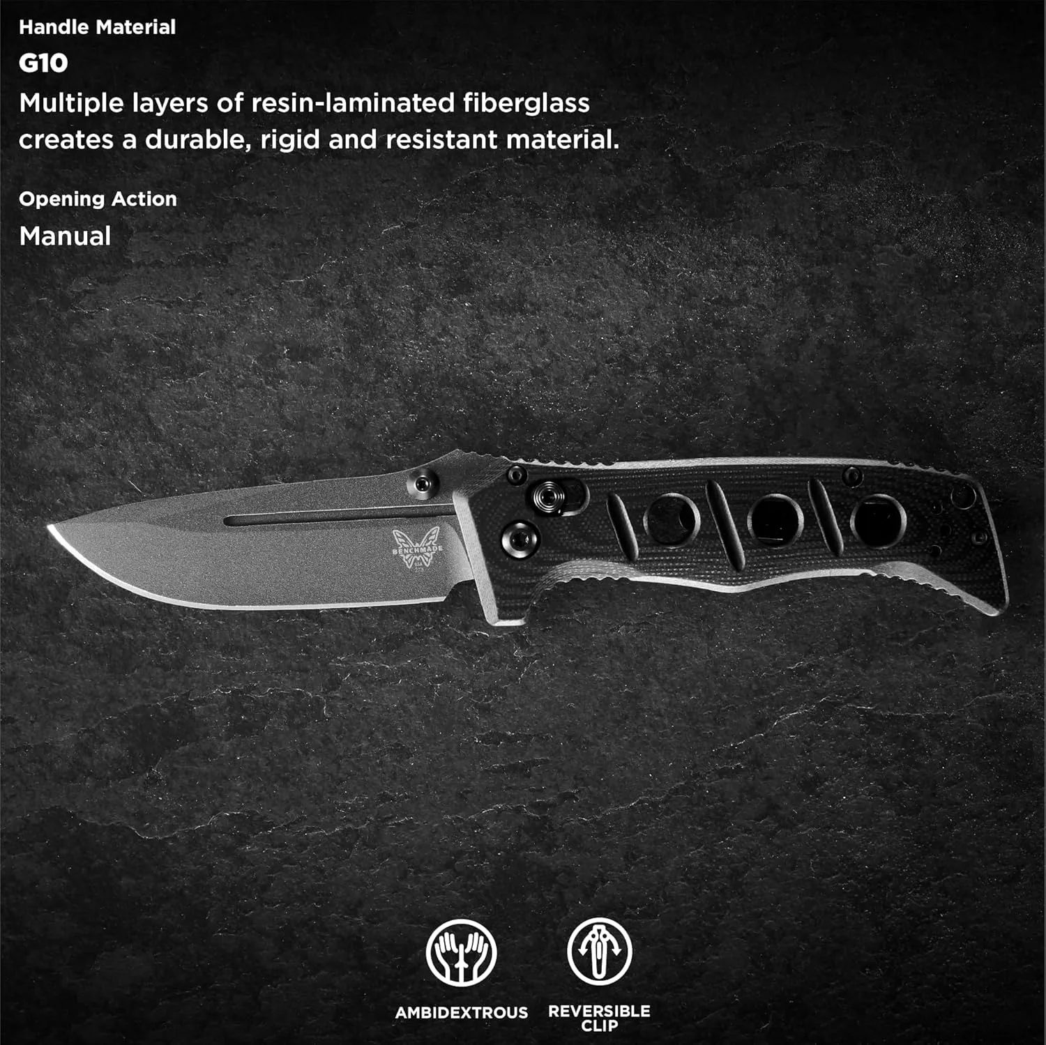 BENCHMADE Mini Adamas 273 Tactical Folding Knife