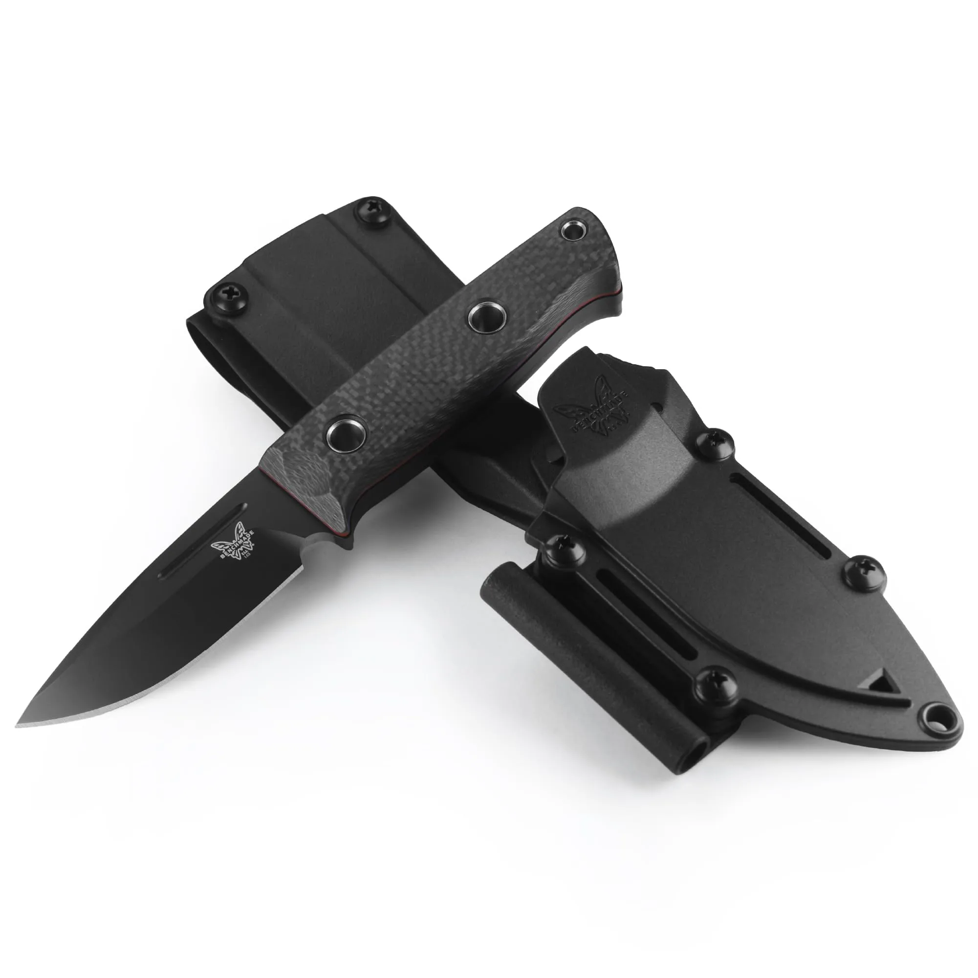 BENCHMADE Mini Bushcrafter 165 Fixed-Blade Survival Knife