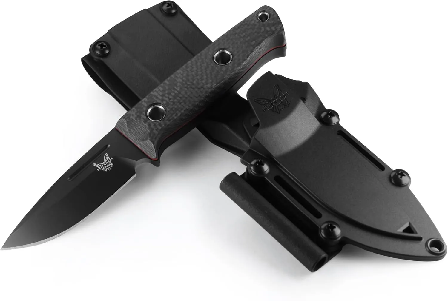 BENCHMADE Mini Bushcrafter 165 Fixed-Blade Survival Knife