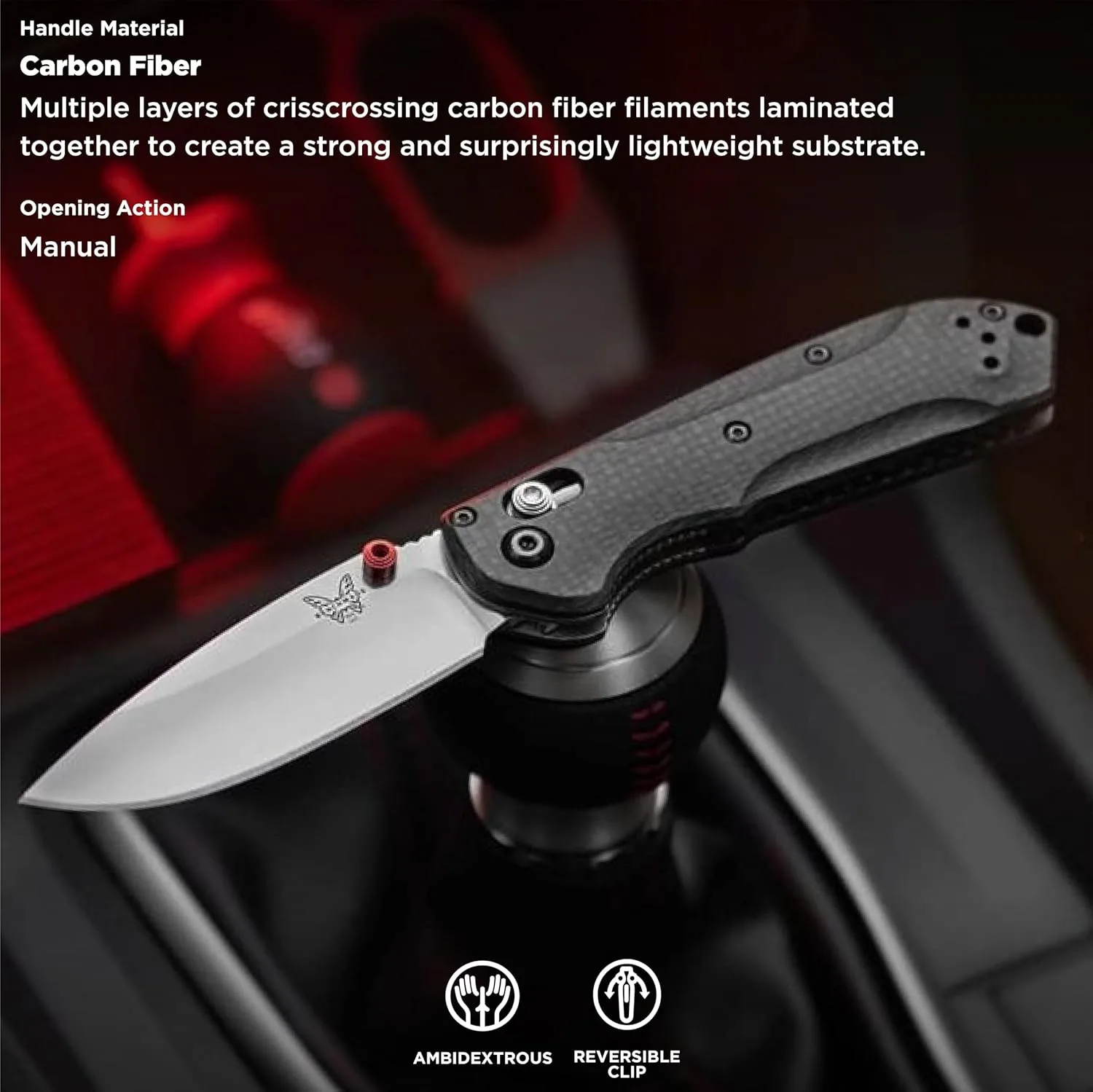BENCHMADE Mini Freek 565 Folding EDC Knife