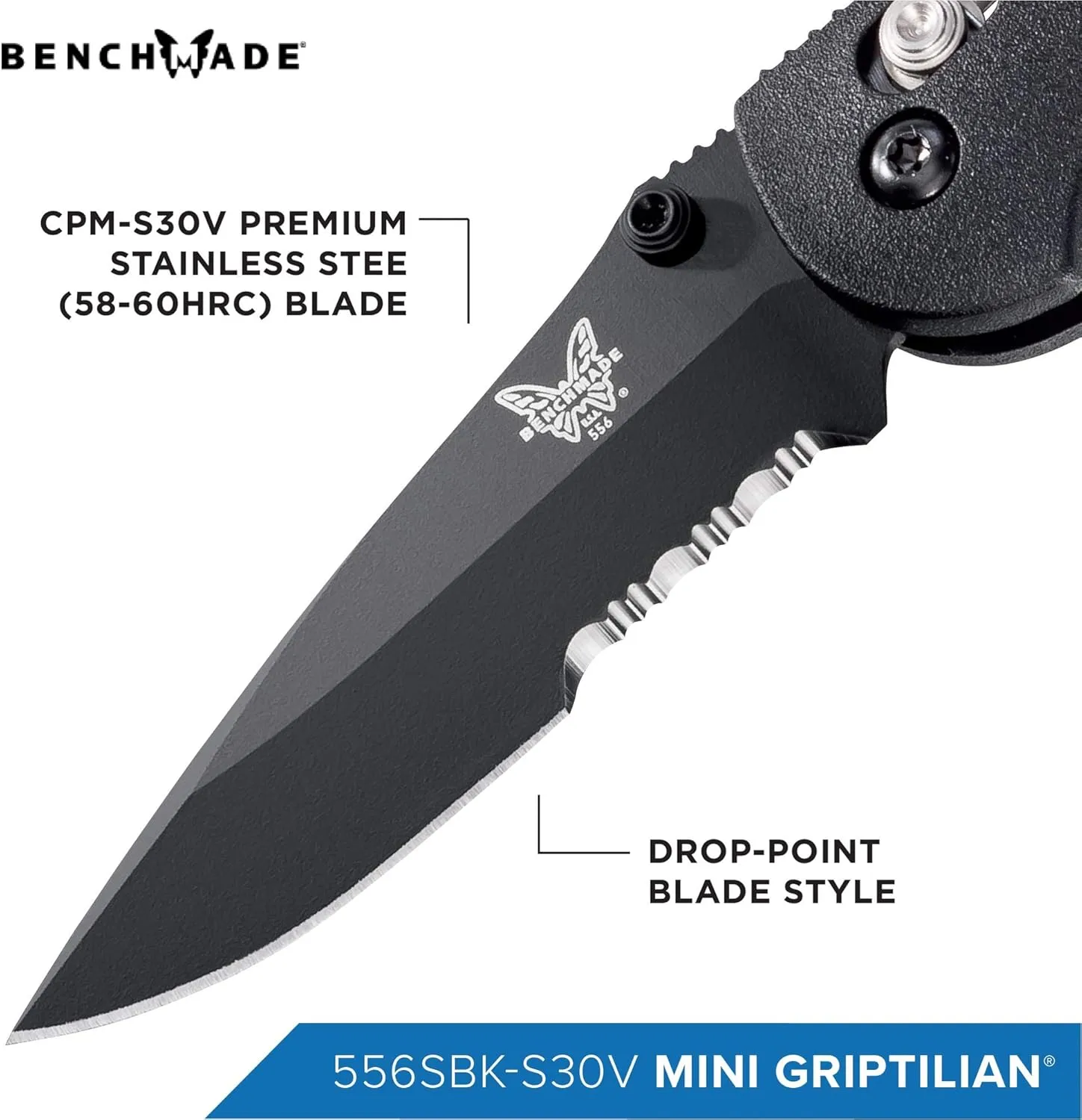 BENCHMADE Mini Griptilian Folding Knife