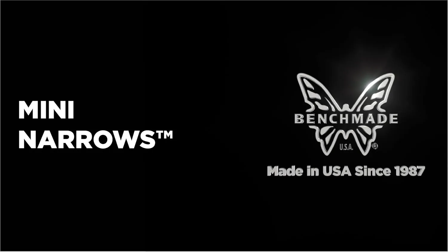 BENCHMADE Mini Narrows Folding Knife (743)