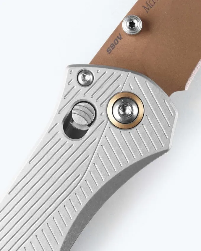 Benchmade - Seven Ten EDC Knife with Gray Aluminum Handles (710FE-24)
