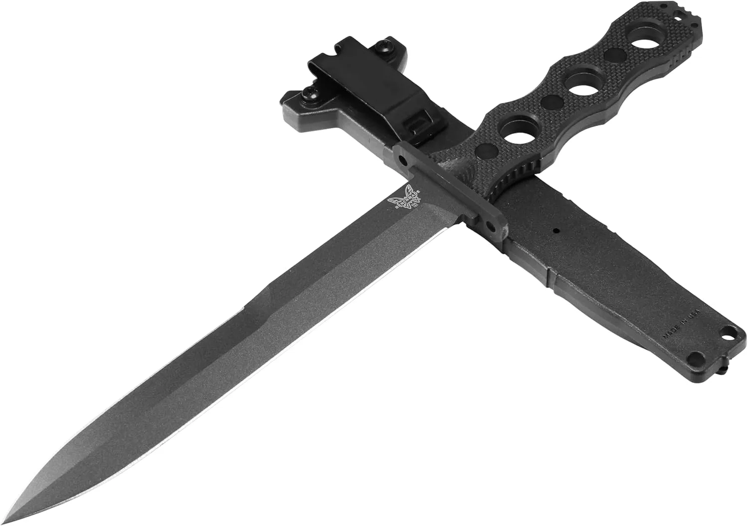 Benchmade - SOCP 185BK Tactical Knife with Black G10 Handle (185BK)