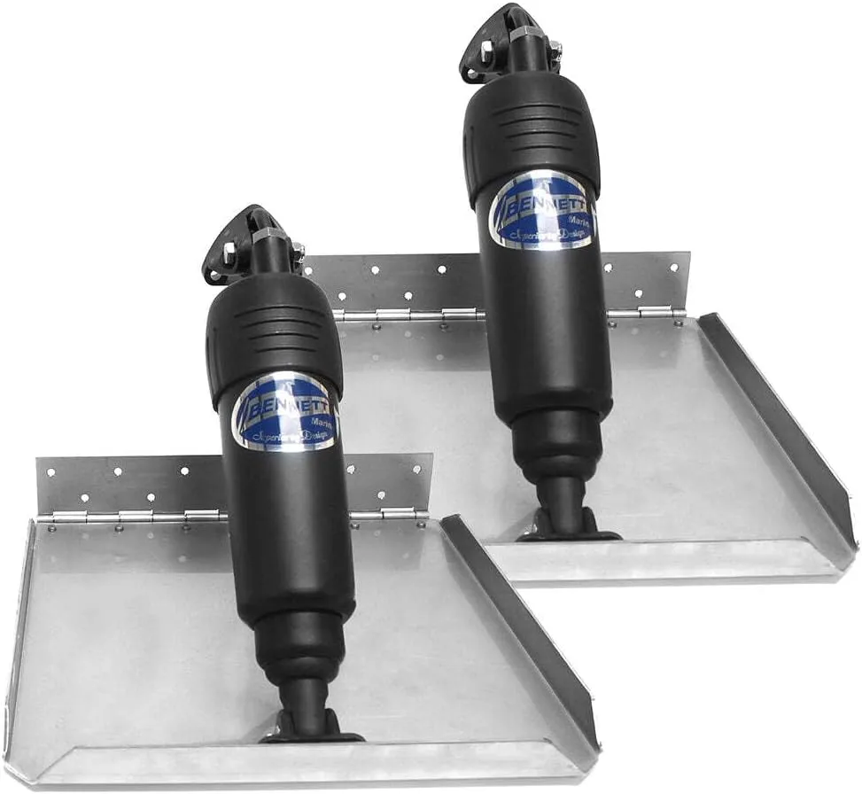 BENNETT MARINE BOLT Electric Edge Mount Limited Space Trim Tab Kit
