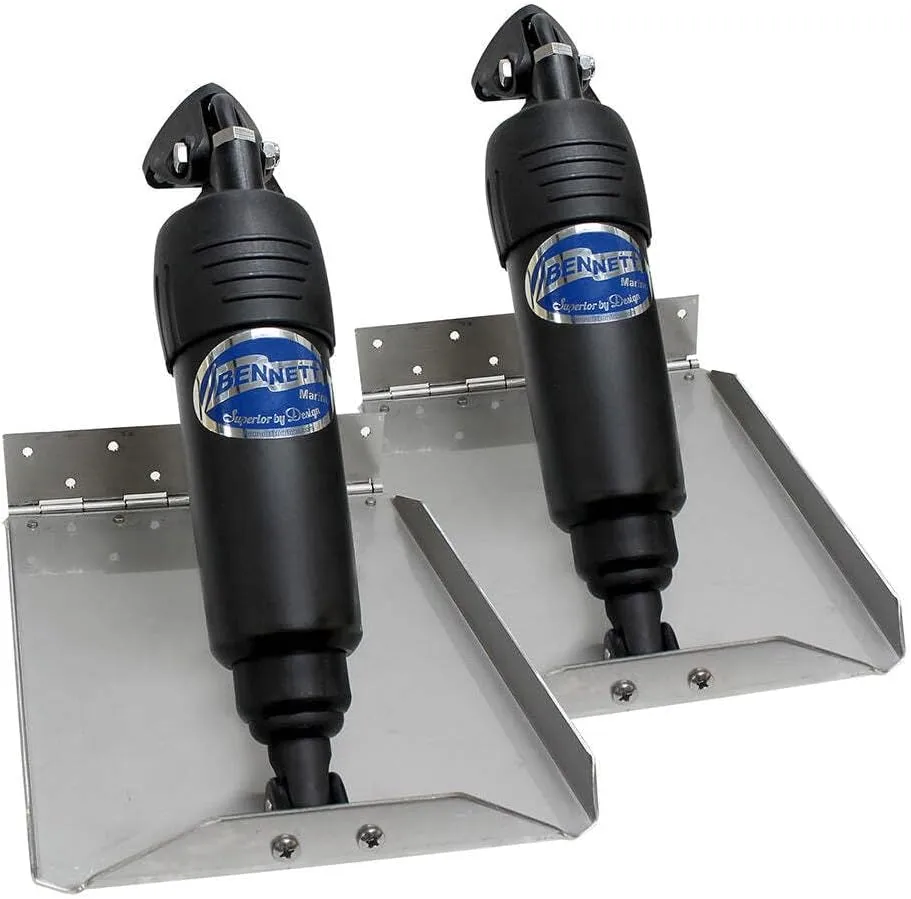 BENNETT MARINE BOLT Electric Edge Mount Limited Space Trim Tab Kit