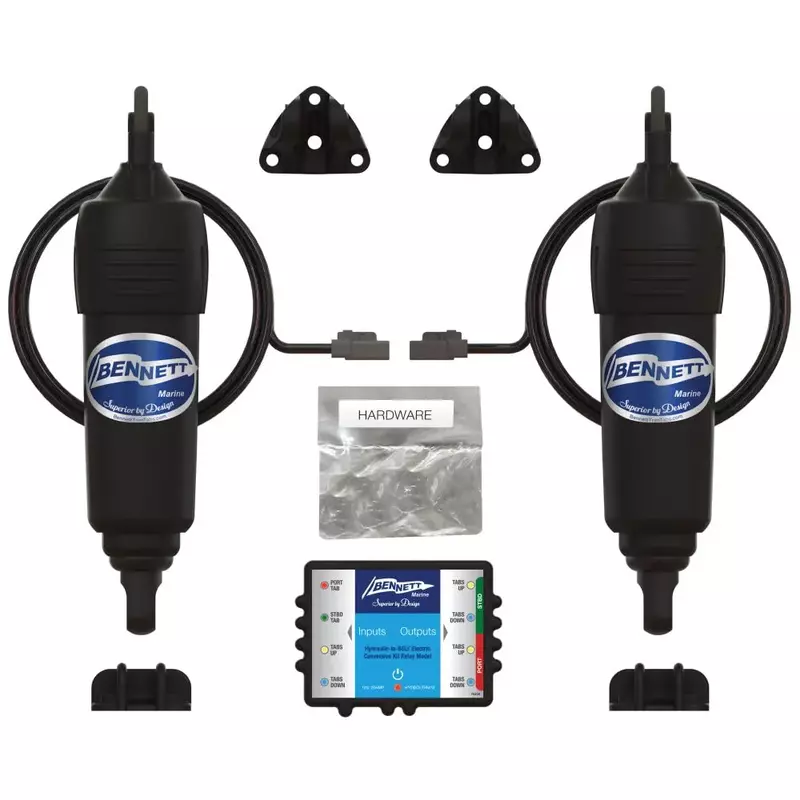 Bennett Marine Bennett HYDBOLTCON Hydraulic to Bolt Electric Conversion Kit, Large Electronic Switch