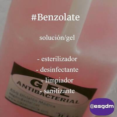 benzolate. esterilizador, desinfectante, limpiador y sanitizante para hospitales. benzolate. esterilizador, desinfectante, limpiador y sanitizante para hospitales.