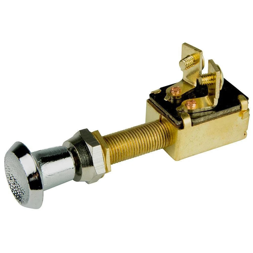 BEP 1001303 SPST Push-Pull Switch, 2 Position - Off/On (Two Circuit)