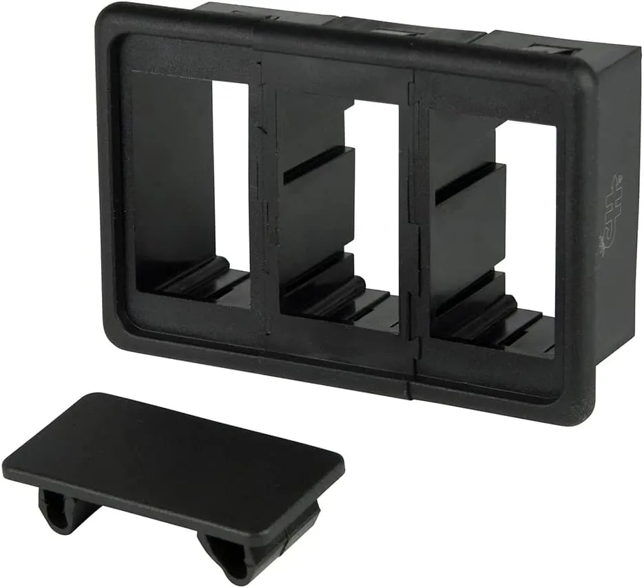 BEP 1001701 Triple Bracket Rocker Switches & Carriers