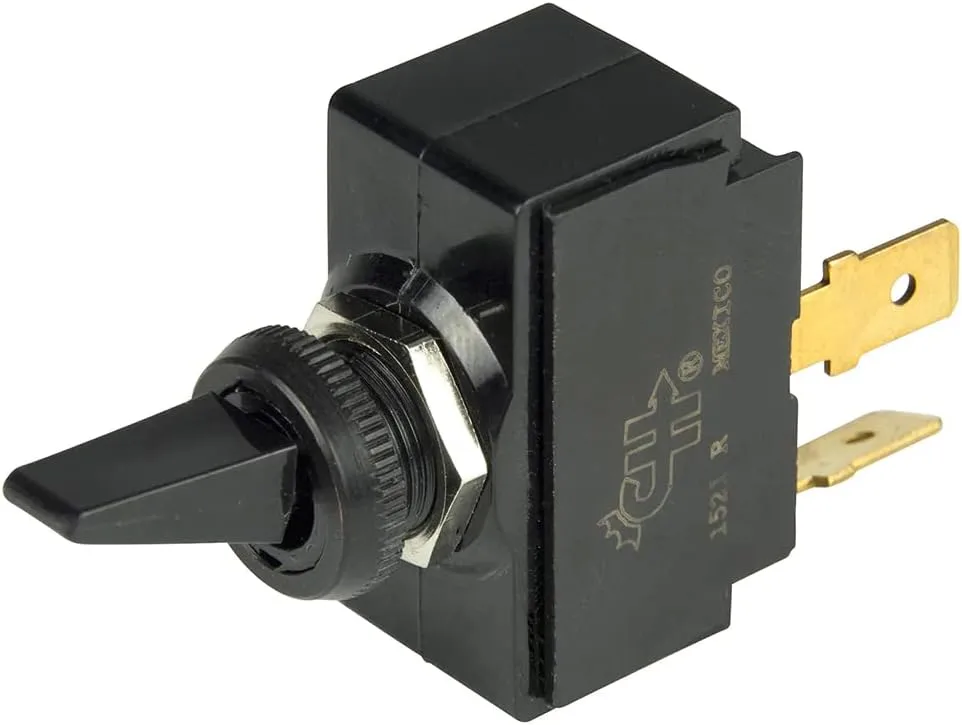 BEP SPST Nylon Toggle Switch - 12V - ON/OFF