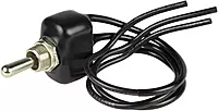 BEP 1002003 SPST PVC Coated Toggle Switch With Wire Leads - Off/(On)