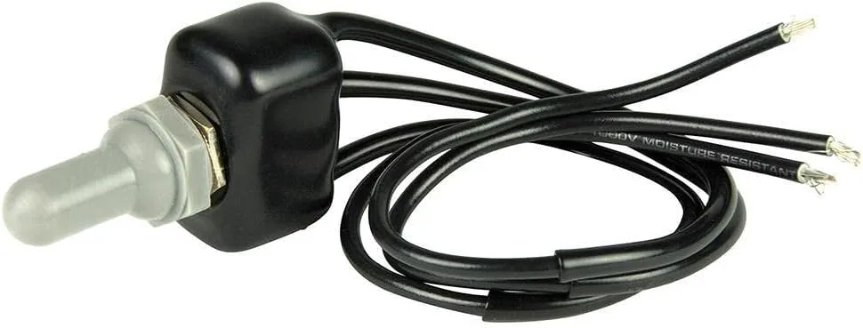 BEP 1002011 SPDT PVC Coated Toggle Switch With Wire Leads - On/Off/On