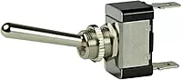 BEP SPST Chrome Plated Long Handle Toggle Switch - ON/OFF