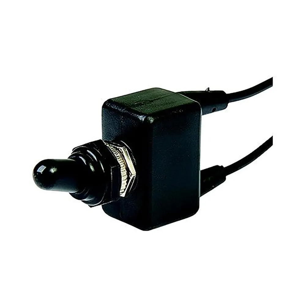 BEP 1002016 SPST PVC Coated Toggle Switch With Wire Leads - Off/On