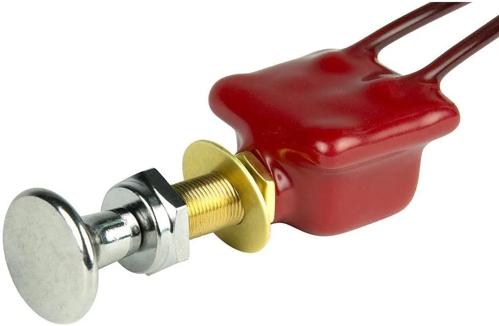 BEP 2-Position SPST Push-Pull Switch w/Wire Leads - OFF/ON