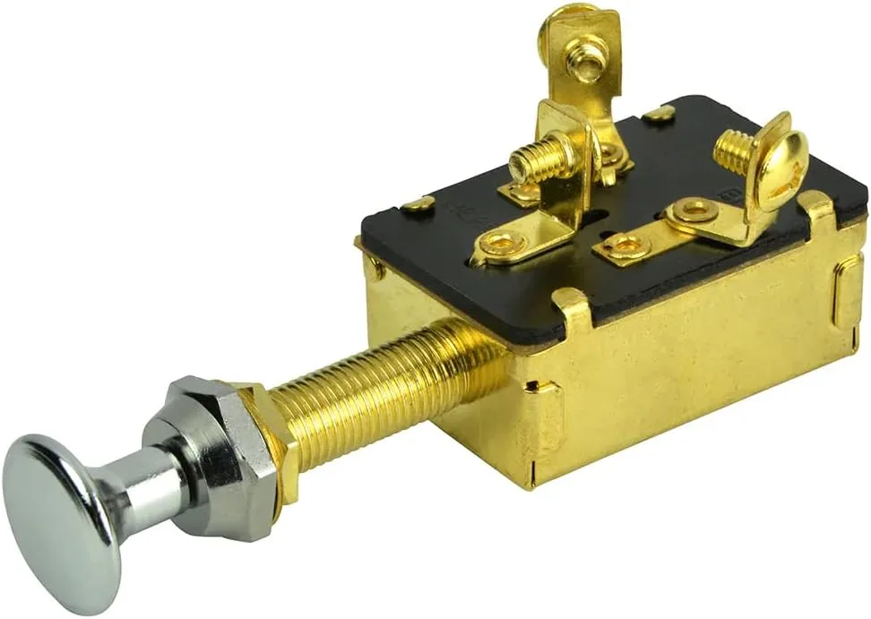 BEP 3 Position SPDT Off/On1/On1&2 Push Pull Switch