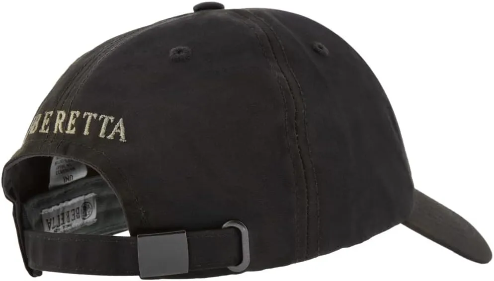 Beretta Men's Waxed Cotton Hunting Hat with Trident Logo