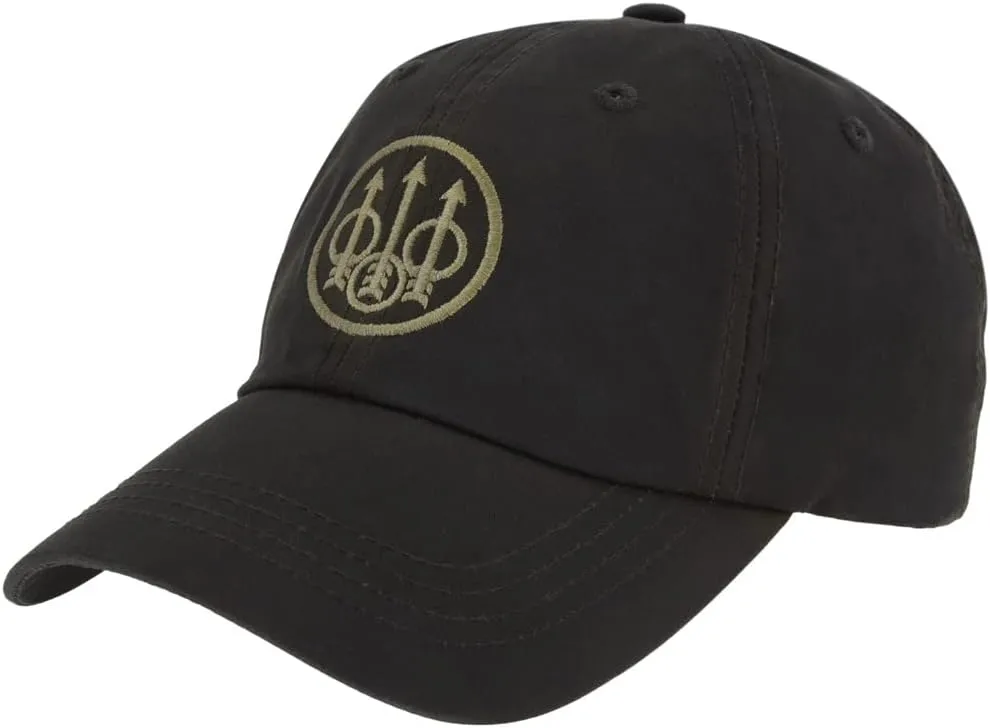 Beretta Men's Waxed Cotton Hunting Hat with Trident Logo