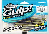 Berkley Gulp!  Saltwater Sand Eel - 5" - Sapphire Shine