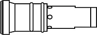 Gas Diffusers - head assembly 2/300ampshort tip