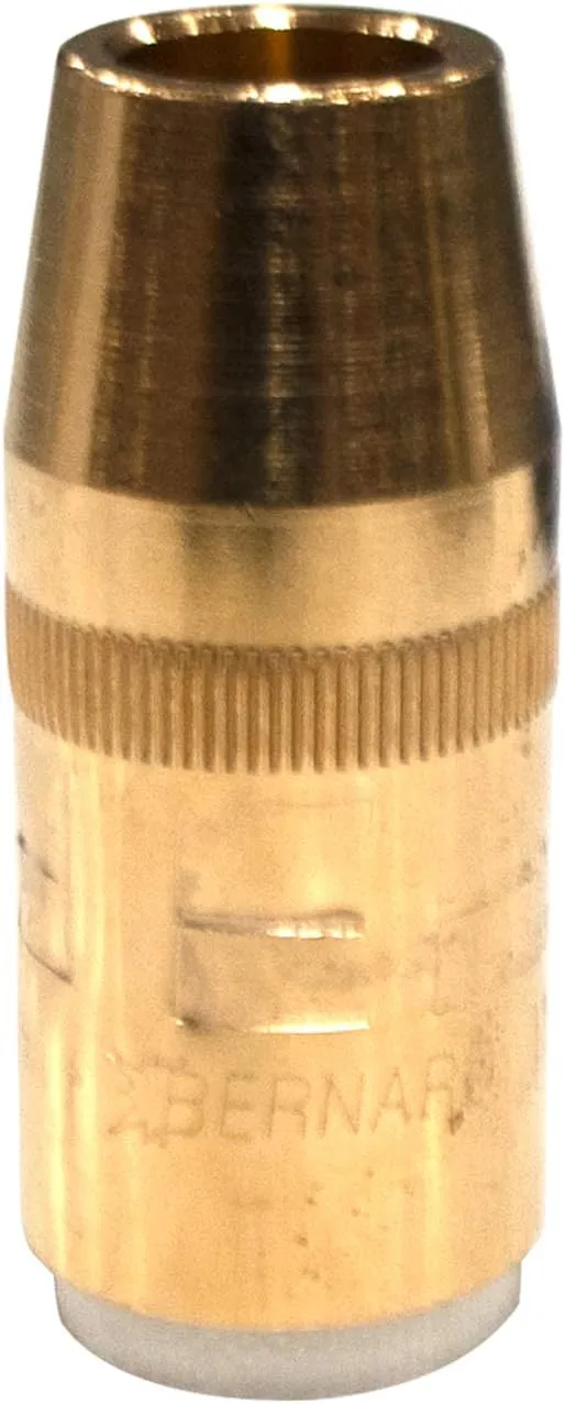 Bernard N-5818B Nozzle, Centerfire, 5/8 Orifice, 1/8 Recess, Brass, 10 pack