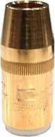 Bernard N-5818B Nozzle, Centerfire, 5/8 Orifice, 1/8 Recess, Brass, 10 pack