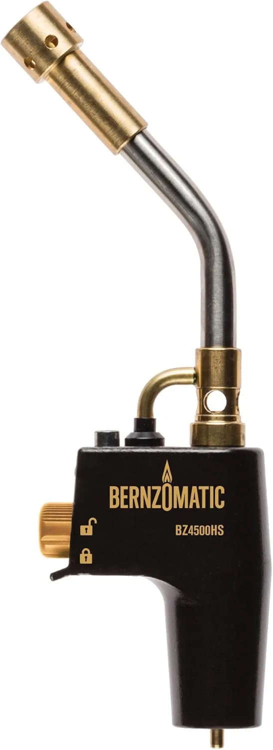 Bernzomatic® DuraCast® Wide Surface Torch - Durable Cast Body Aluminum Construction for Cooking, Heat Shrinking