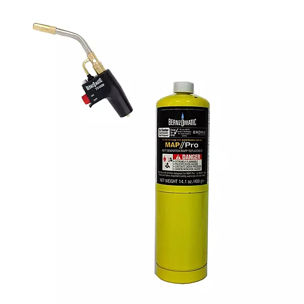 Bernzomatic Worthington Cylinder TS4000KC Map-Pro Trigger Start Torch Kit