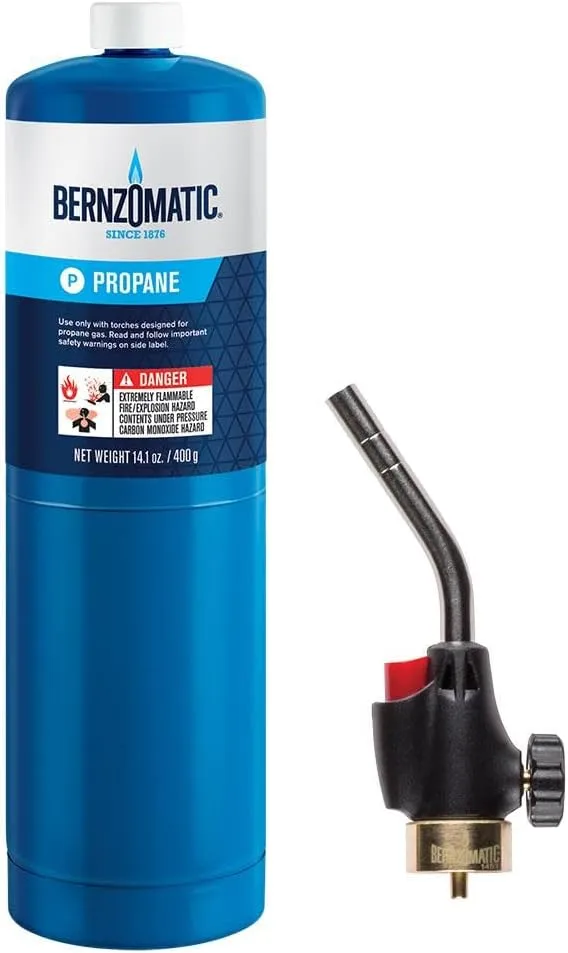 Bernzomatic WK2301 Basic Torch Kit with 14.1 oz Propane Cylinder