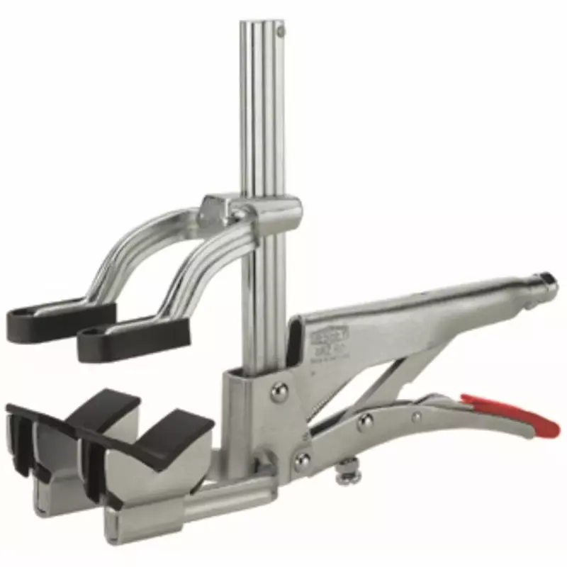 4-1/2" Pipe, 2-3/4" Throat Depth, 310 Lb Pressure, Steel Rail, Cradle Pipe Clamp