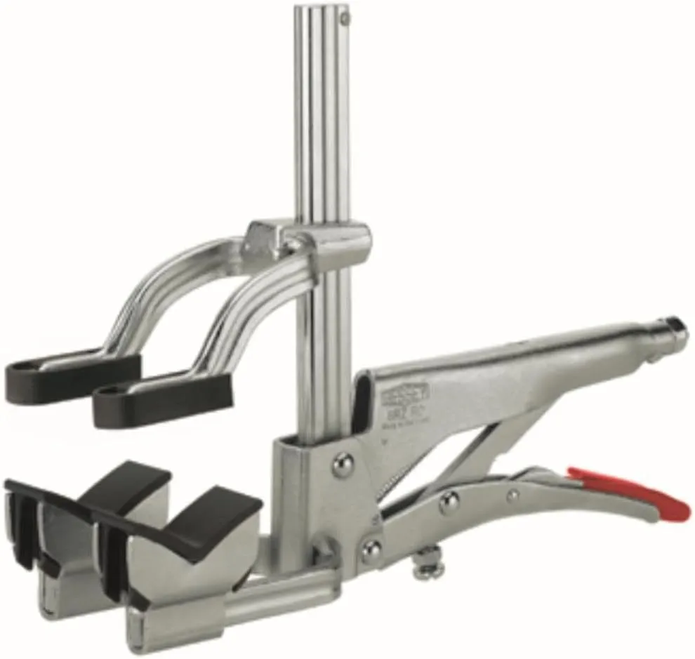 4-1/2" Pipe, 2-3/4" Throat Depth, 310 Lb Pressure, Steel Rail, Cradle Pipe Clamp