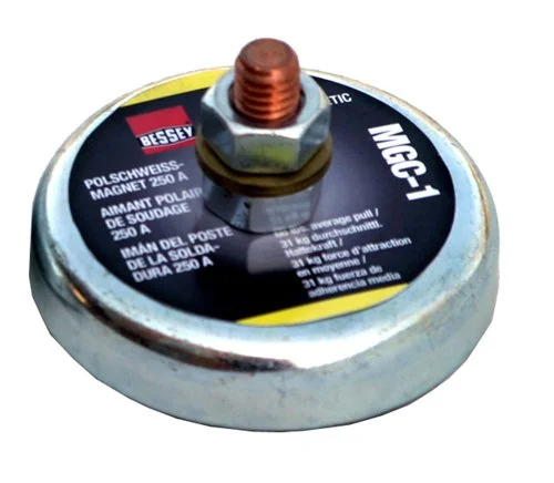 BESSEY MGC-1 Magnetic Ground Clamp, 250 AMP, 55 lb Pull