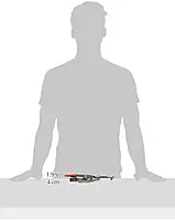 BESSEY STC-IHH25 Horizontal Auto-Adjust Toggle Nickel Plated Clamp with In-Line Clamping Action, Silver