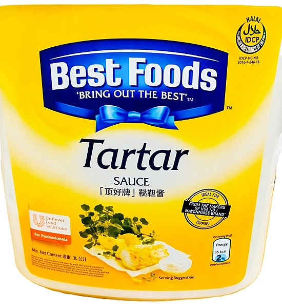 BEST FOOD TARTAR SAUCE 3LTR