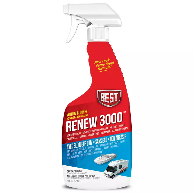 B.E.S.T. 57032 Renew 3000 Surface Restore and Protectant Spray Bottle - 32 oz.