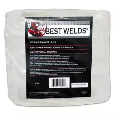 BEST WELDS 902-2025-18-10X10 - Welding Blanket, 10ft X 10ft, Fiberglass, Tan, 18 oz