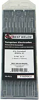 Best Welds 900-1167GC2 1/16 x 7in 2% Ceriated Tungsten Electrodes, 10-Pack