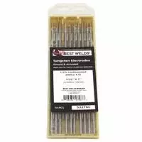 Best Welds 1/16 x 7in 1.5% Lanthanated Tungsten Electrodes - 10/Pack