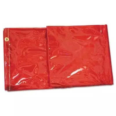 BEST WELDS 902-CURTAIN-5X8-ORG - Welding Curtain, 8ft X 5ft, PVC, Orange, 14 mil