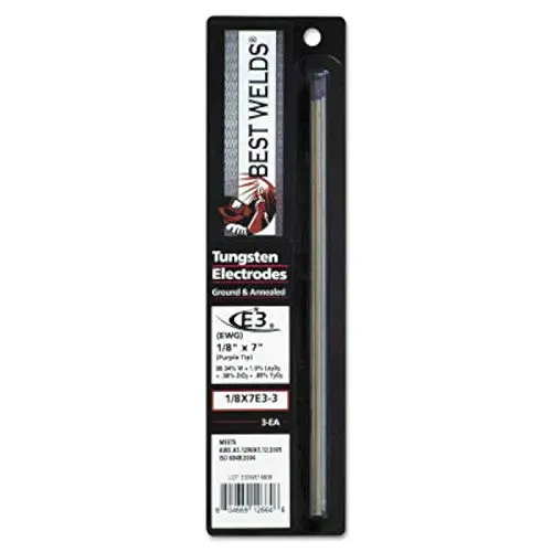 1/8 X 7 E3 TUNGSTEN ELECTRODE 3/PK