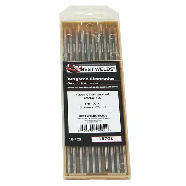 1/8 X 7 1.5% LANTHANATEDTUNGSTEN 10/PK