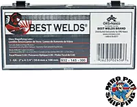BEST WELDS 901-932-145-300 - 2" Glass Magnifier Plate, 2" x 4.25" 3 Diopter, Clear