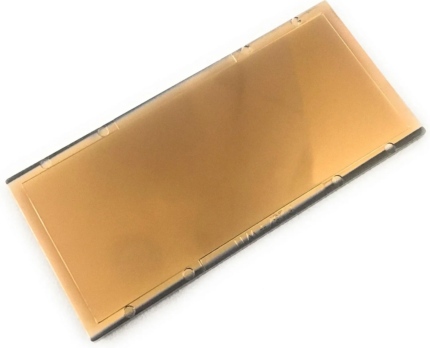BEST WELDS 901-932-109-11 - 2" Gold Coated Filter Plate, Gold/11,2" x 4.25" Polycarbonate