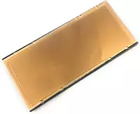 BEST WELDS 901-932-109-11 - 2" Gold Coated Filter Plate, Gold/11,2" x 4.25" Polycarbonate