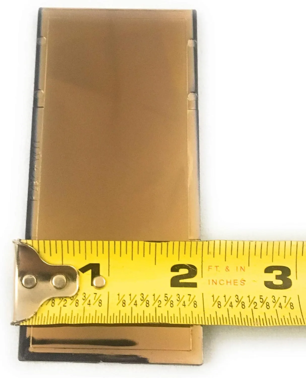 BEST WELDS 901-932-109-11 - 2" Gold Coated Filter Plate, Gold/11,2" x 4.25" Polycarbonate