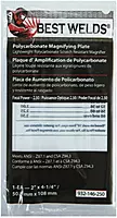 BEST WELDS 901-932-146-250 - 2" Plastic Magnifier Plate, 2" x 4.25" 2.5 Diopter,