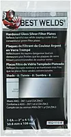 BEST WELDS 901-932-115-8 - 2" Glass Silver Mirror Filter Plate, Silver/8, 2" x 4.25" Glass